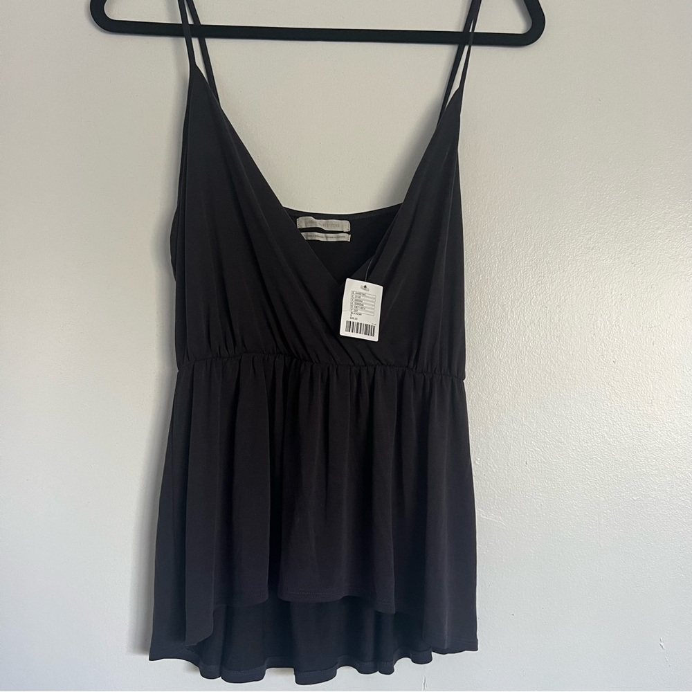 urban outfitters tank top size small NWT navy blue flowy